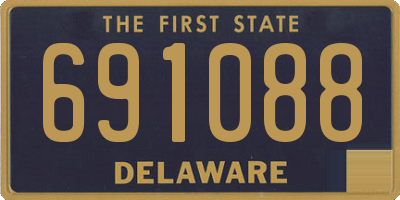 DE license plate 691088
