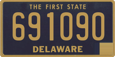DE license plate 691090
