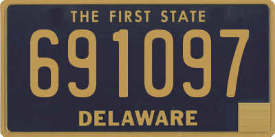DE license plate 691097