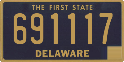 DE license plate 691117