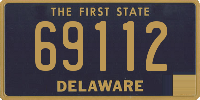 DE license plate 69112