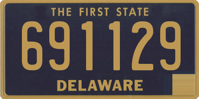 DE license plate 691129