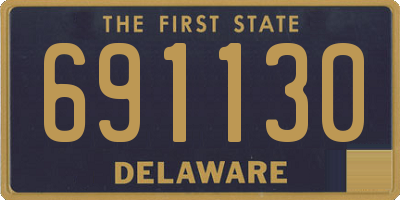 DE license plate 691130