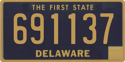 DE license plate 691137