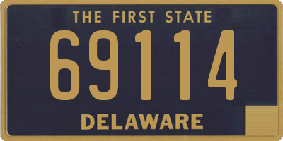 DE license plate 69114