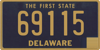 DE license plate 69115