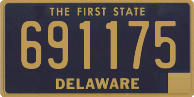 DE license plate 691175