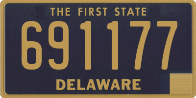 DE license plate 691177