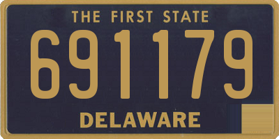 DE license plate 691179