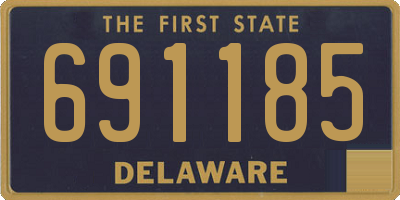 DE license plate 691185