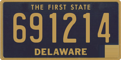 DE license plate 691214