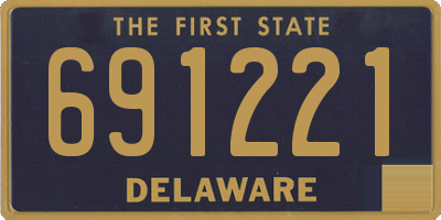 DE license plate 691221