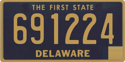 DE license plate 691224