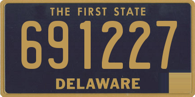 DE license plate 691227