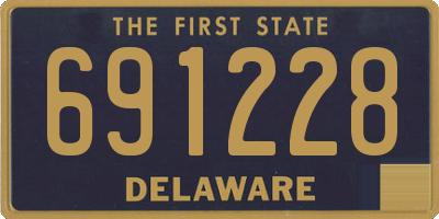 DE license plate 691228