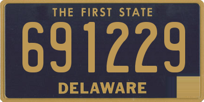 DE license plate 691229
