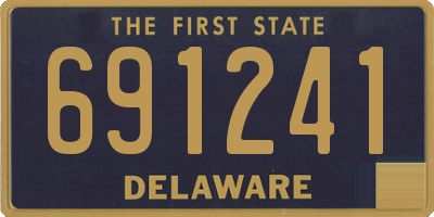 DE license plate 691241