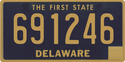 DE license plate 691246