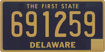 DE license plate 691259