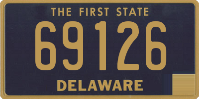 DE license plate 69126