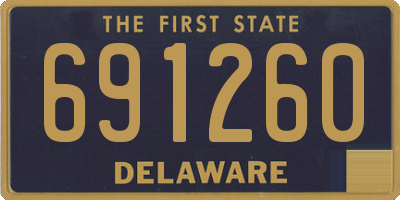 DE license plate 691260