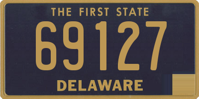 DE license plate 69127