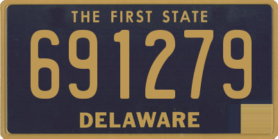 DE license plate 691279