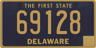 DE license plate 69128