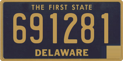 DE license plate 691281