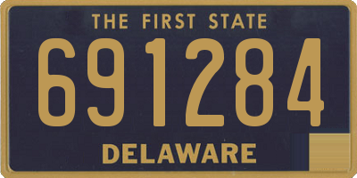 DE license plate 691284