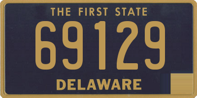 DE license plate 69129