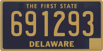 DE license plate 691293