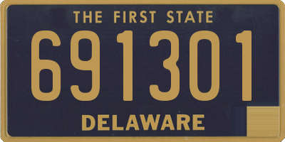 DE license plate 691301