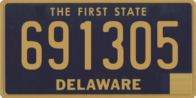DE license plate 691305