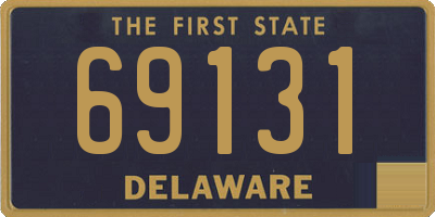 DE license plate 69131