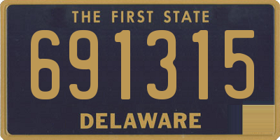 DE license plate 691315