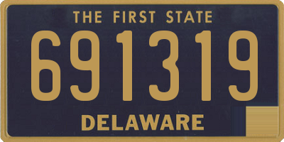 DE license plate 691319