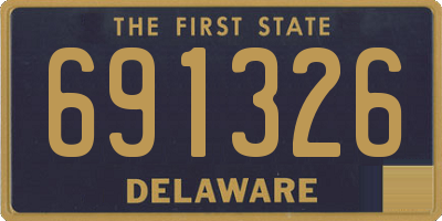 DE license plate 691326