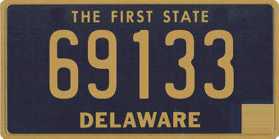 DE license plate 69133