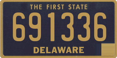 DE license plate 691336