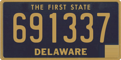 DE license plate 691337