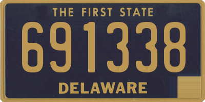 DE license plate 691338