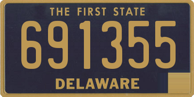 DE license plate 691355