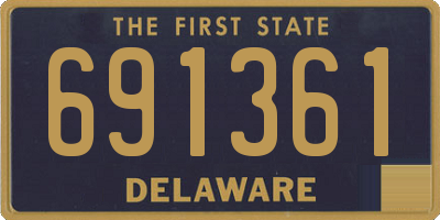 DE license plate 691361