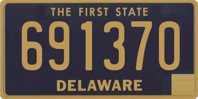 DE license plate 691370