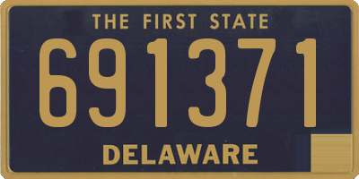 DE license plate 691371
