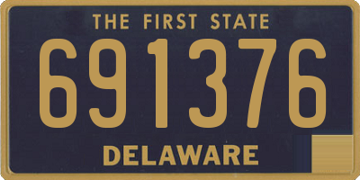 DE license plate 691376