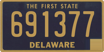 DE license plate 691377