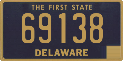 DE license plate 69138