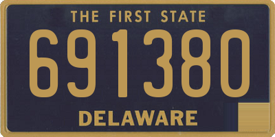 DE license plate 691380